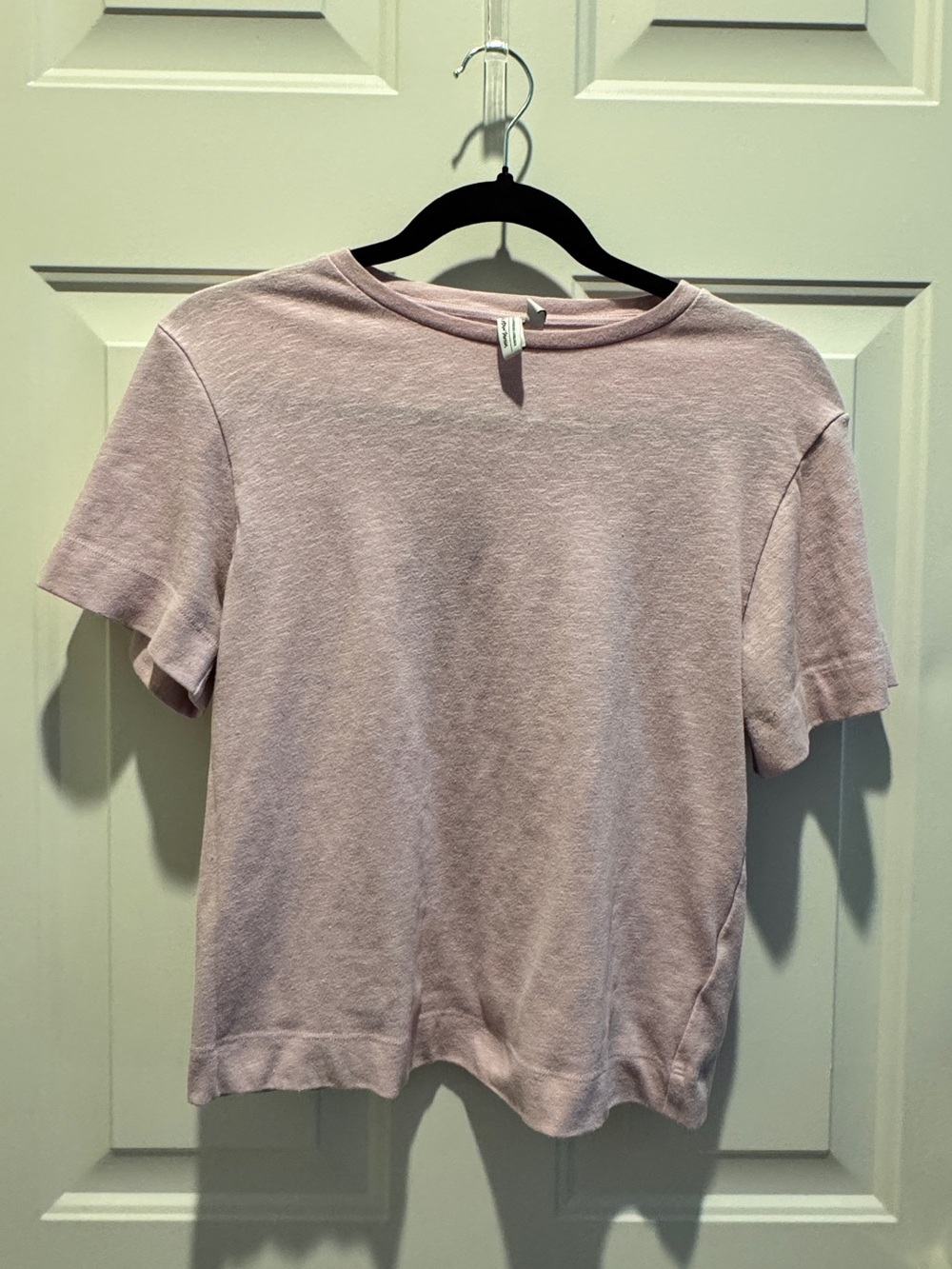 & Other Stories Pale Pink Short Sleeve Crewneck Tee